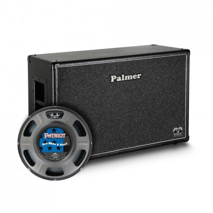 Palmer CAB 212 RWB - Kolumna gitarowa 2 x 12 z głośnikami Eminence Red White and Blues, 4/8 Ω  